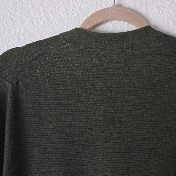 Bonobos Dark Green Academia 100% Extra Fine merino Wool sweater - Picture 5 of 7